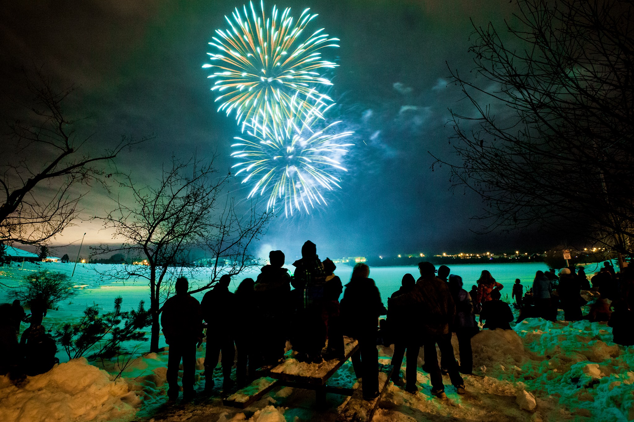 Lacombe fireworks